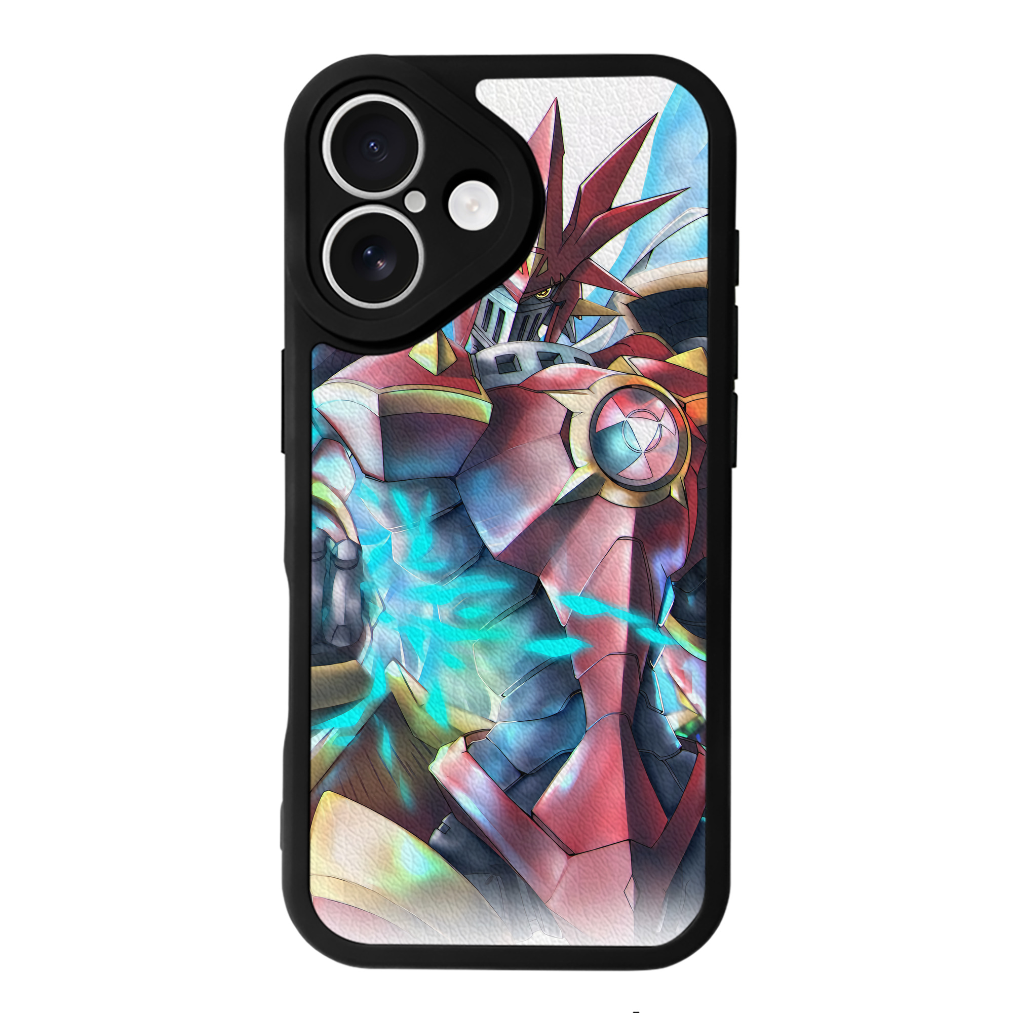 （画像用） Digimon デジタルモンスター/デジモン 【iPhone 16シリーズ対応】シリコンスマホケース（レザー調） 材質：シリコン